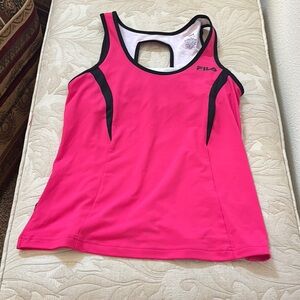 Fila Hot Pink Racerback Tank